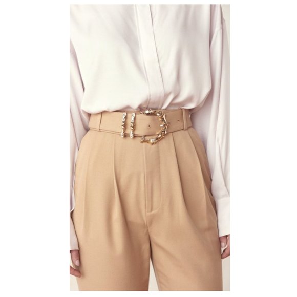 Acler belted Albany trouser - Picture 2 of 9